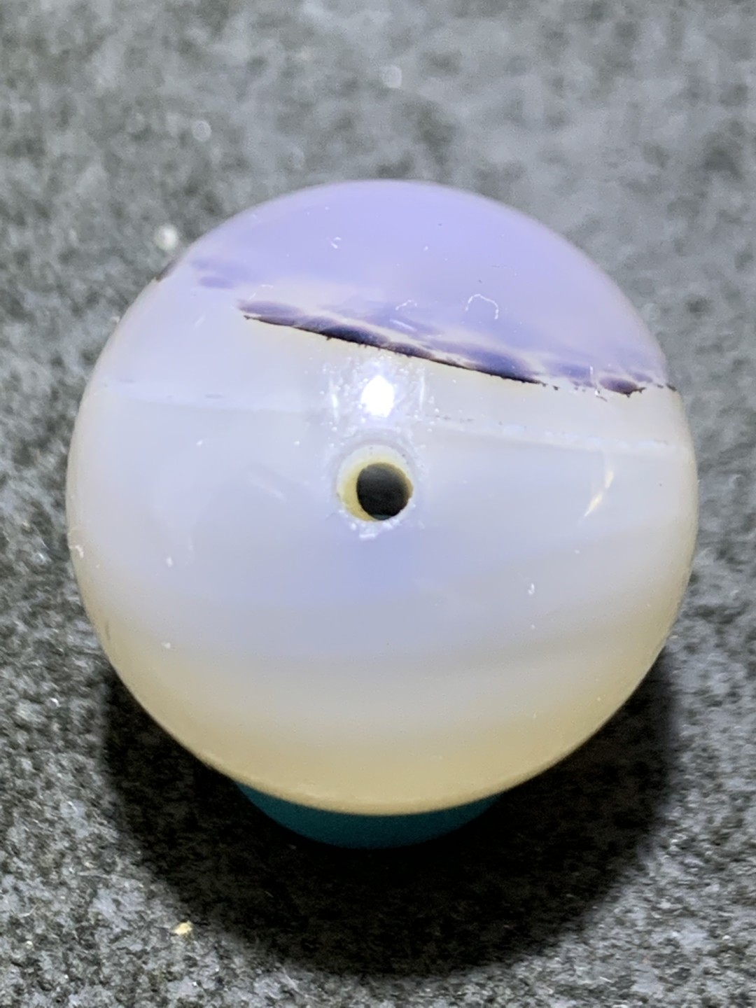 精美海洋玉髓2.0单珠一颗，