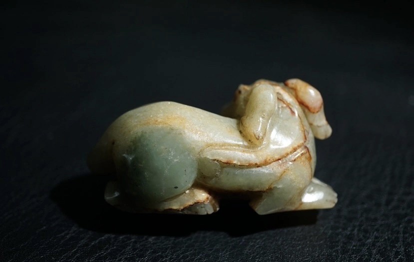 ｜冷门出品｜精选专拍·第叁拾叁场· 明清老和田玉灵羊立体工茶宠摆件