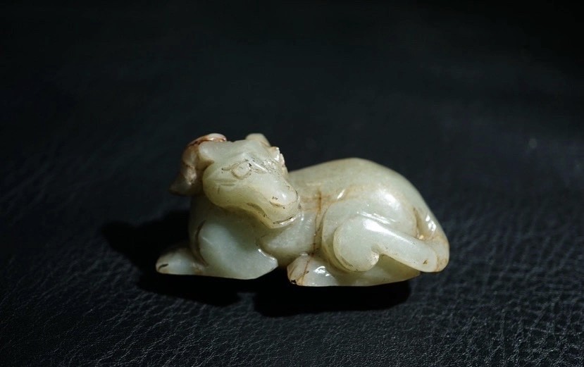 ｜冷门出品｜精选专拍·第叁拾叁场· 明清老和田玉灵羊立体工茶宠摆件