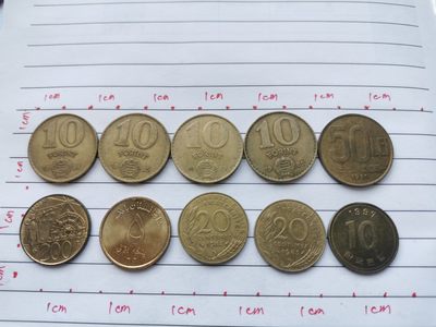 综合藏品场.喜欢出价就得！无套路无托.诚信惠友交友！自动快拍. 硬币10枚原生态无任何人为处理.编号230017实图拍摄.