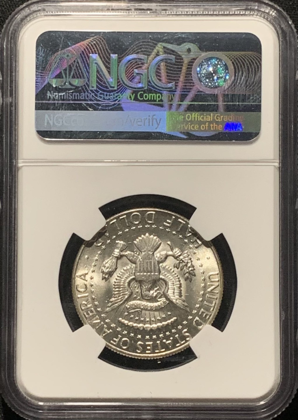 紫瑗钱币——第264期拍卖 美国 1965年 肯尼迪 50美分 半美元 银币 NGC MS64