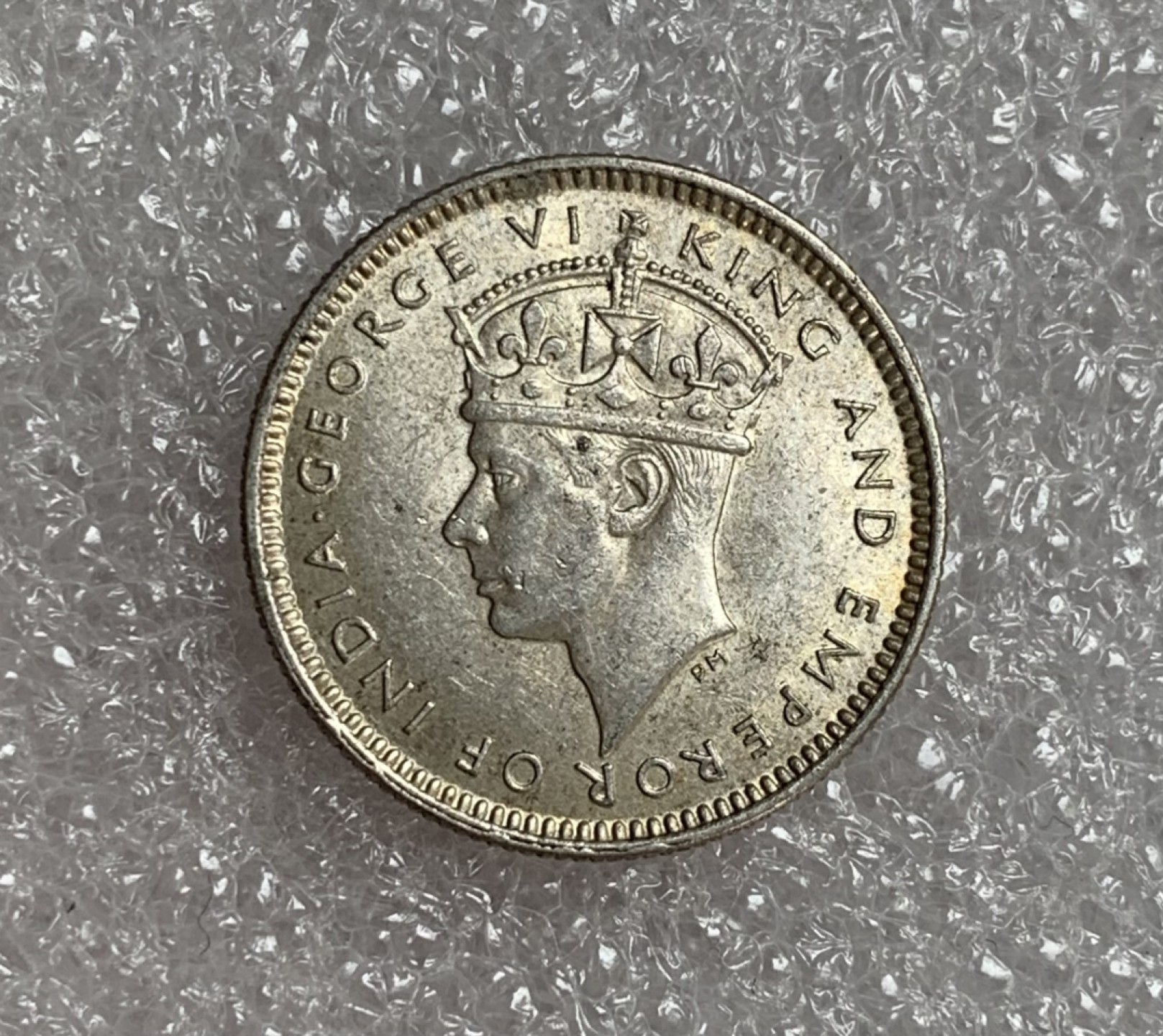 瓶子🏺第87期拍卖会 英属海峡1939年乔治六世10分银币  带光高点好