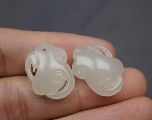 ｜冷门出品｜精选专拍·第叁拾伍场· 和田玉 如意挂件一对