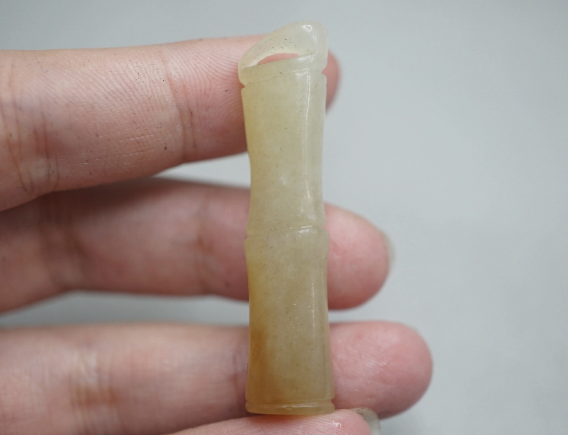 ｜冷门出品｜精选专拍·第叁拾伍场· 苏工和田玉竹节挂件
