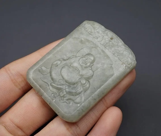 ｜冷门出品｜精选专拍·第叁拾伍场· 和田玉 弥勒佛玉牌挂件
