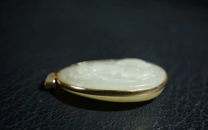 ｜冷门出品｜精选专拍·第叁拾伍场· 苏工老和田玉鱼戏莲挂件