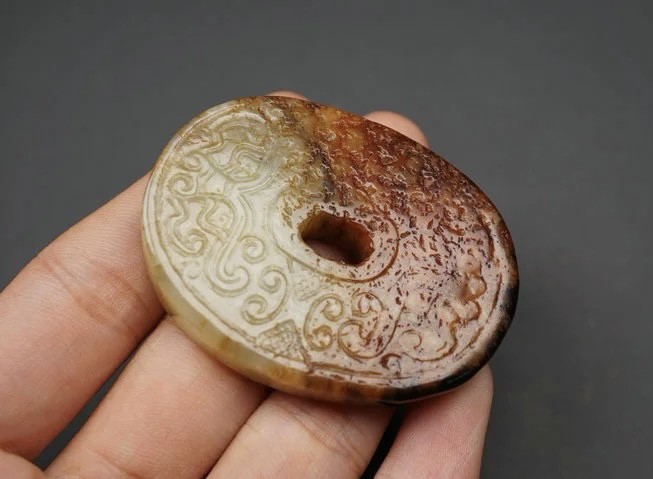 ｜冷门出品｜精选专拍·第叁拾伍场· 和田玉 饕餮纹玉璧挂件