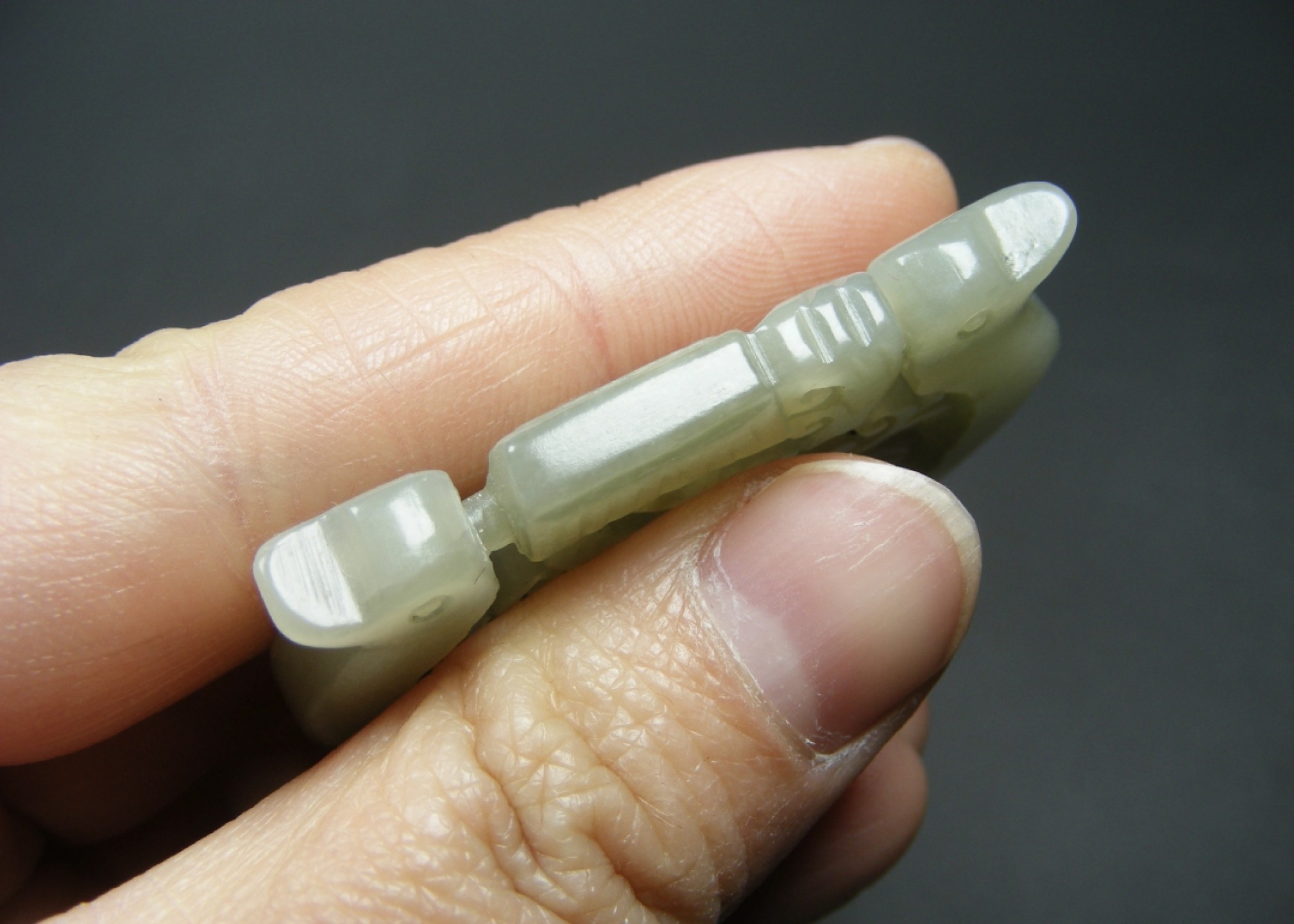 ｜冷门出品｜精选专拍·第叁拾叁场· 和田青白玉活环灵芝荷叶花卉双凤鸟提携大佩