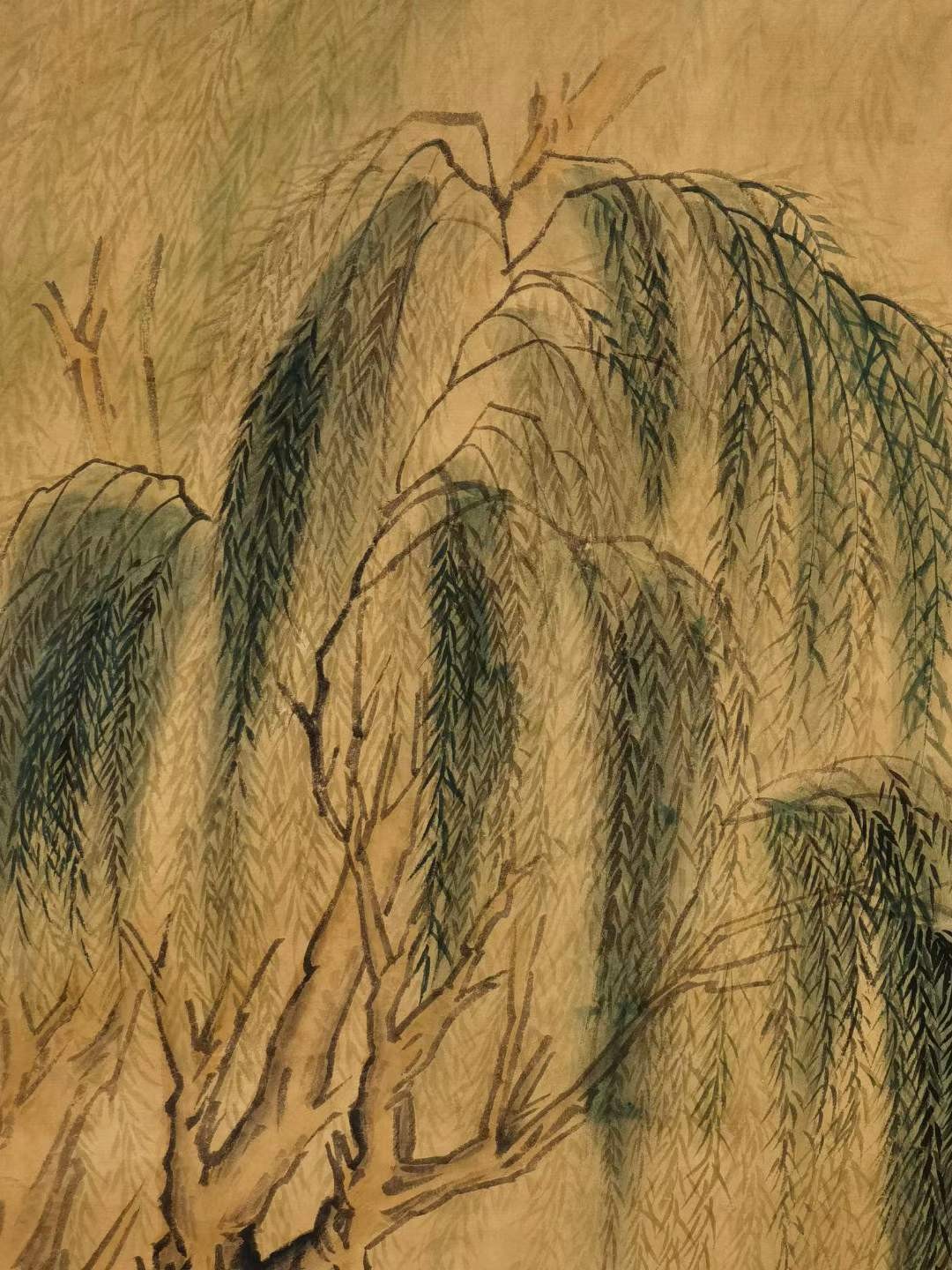 马晋纸本柳溪双骏图立轴。马晋（1900—1970）字伯逸，别名伯远，早年曾用名马锡麟，擅长画马，宗法郎世宁。解放后任北京画院画师。 马晋纸本柳溪双骏图立轴。马晋（1900—1970）字伯逸，别名伯远，早年曾用名马锡麟，擅长画马，宗法郎世宁。解放后任北京画院画师。