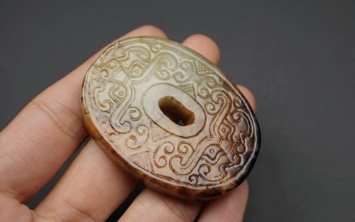 ｜冷门出品｜精选专拍·第叁拾伍场· 和田玉 饕餮纹玉璧挂件