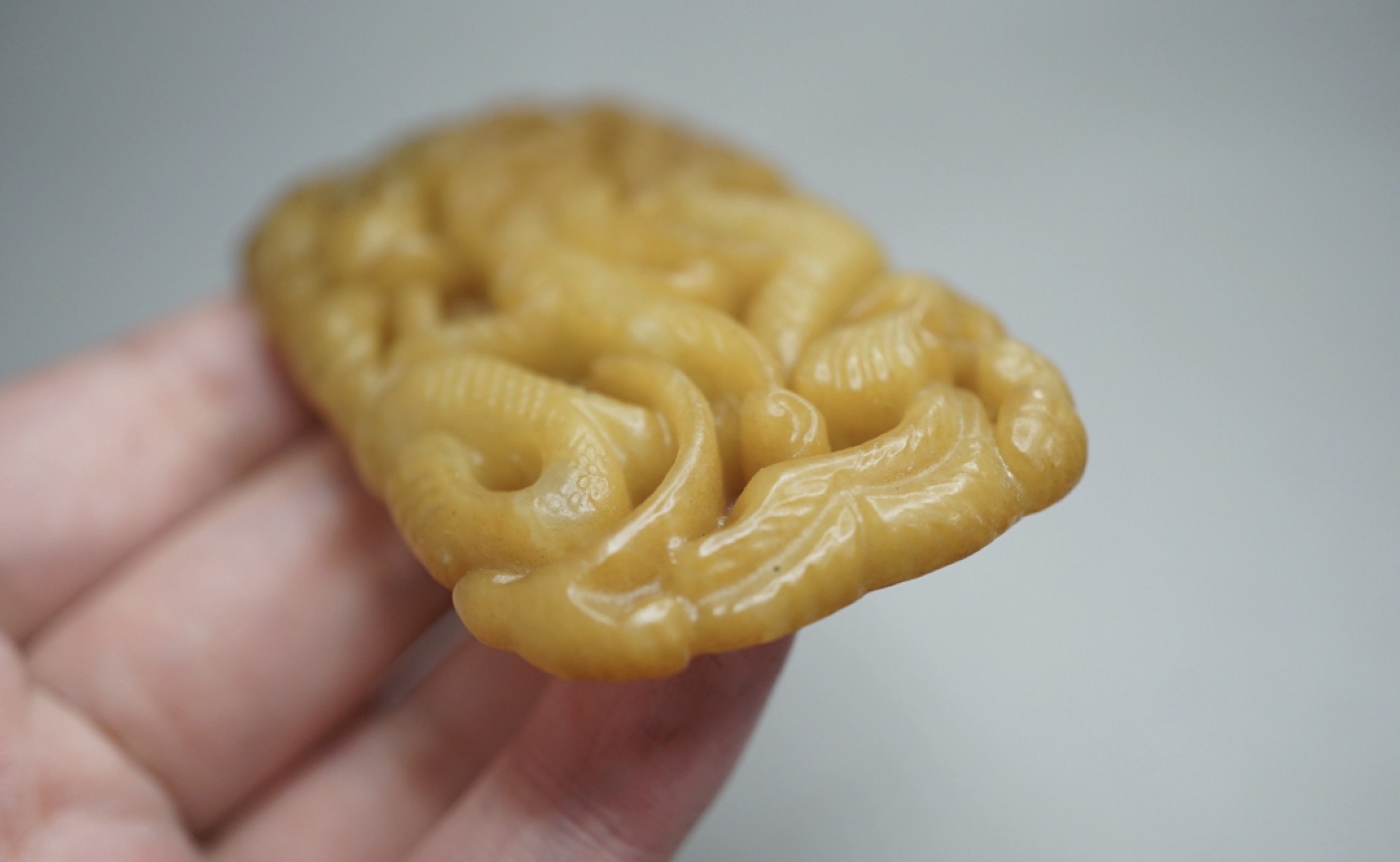 ｜冷门出品｜精选专拍·第叁拾伍场· 苏工和田玉龙纹浮雕镂空玉佩挂件