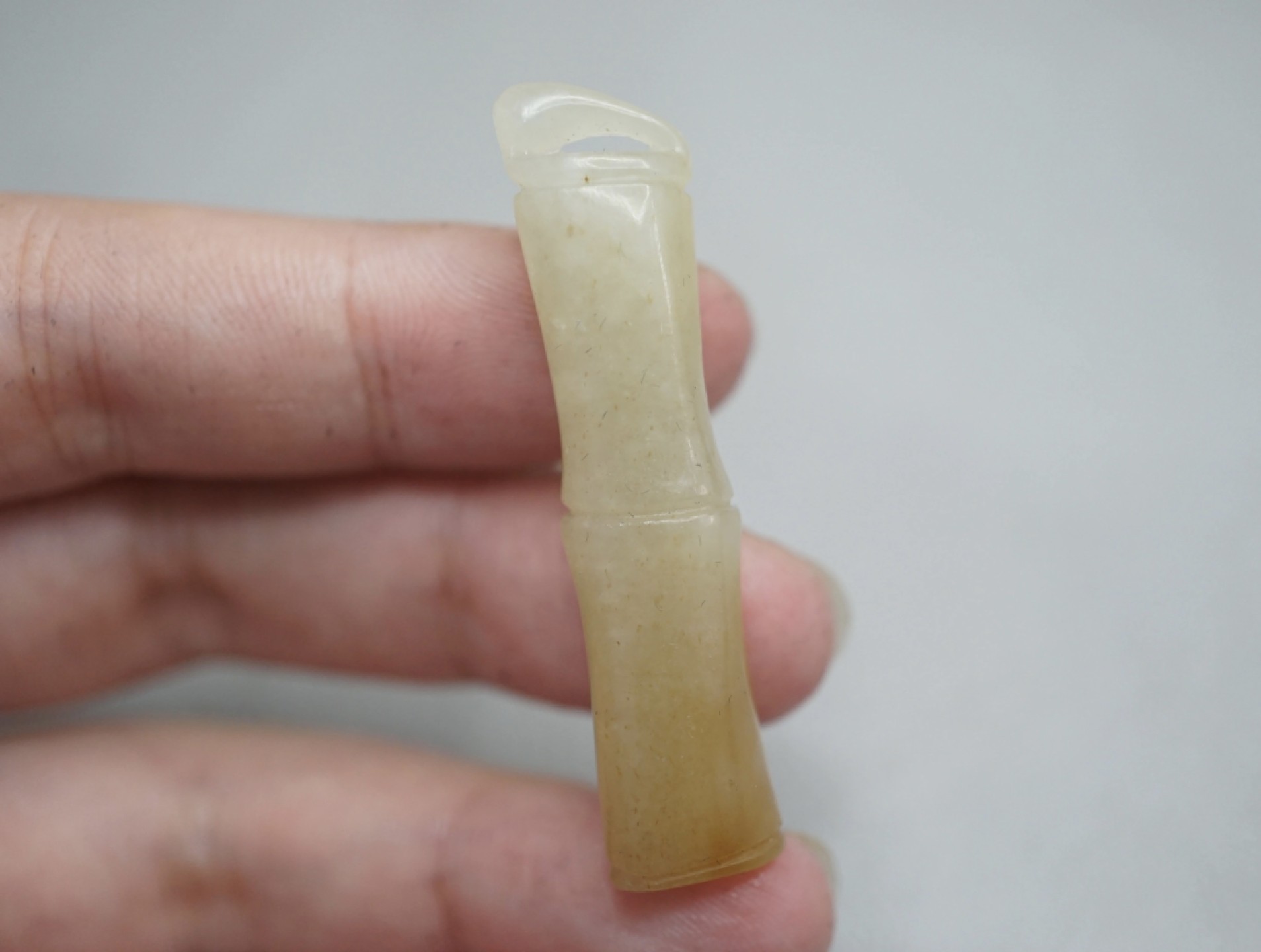 ｜冷门出品｜精选专拍·第叁拾伍场· 苏工和田玉竹节挂件