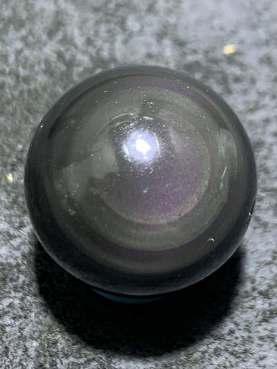 精美2.0双彩眼黑曜石单珠一颗 - 精美2.0双彩眼黑曜石单珠一颗