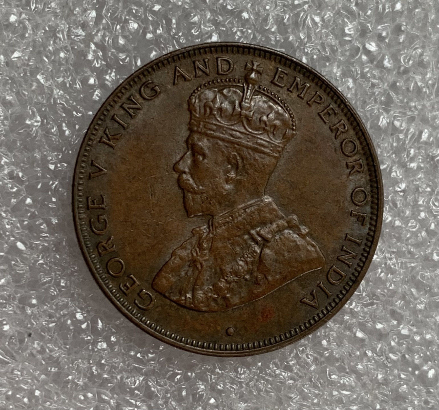 瓶子🏺第87期拍卖会 香港1934年乔治五世小一仙铜币  好品高点好