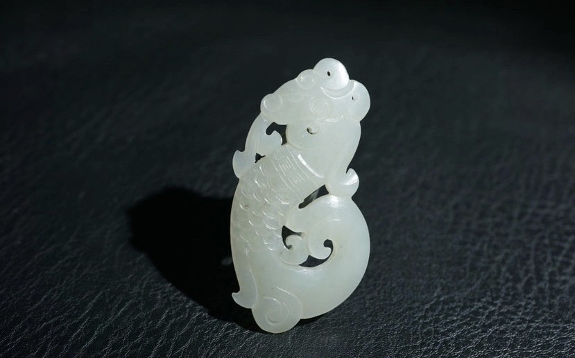 ｜冷门出品｜精选专拍·第叁拾伍场· 明清工老和田玉龙鱼挂件