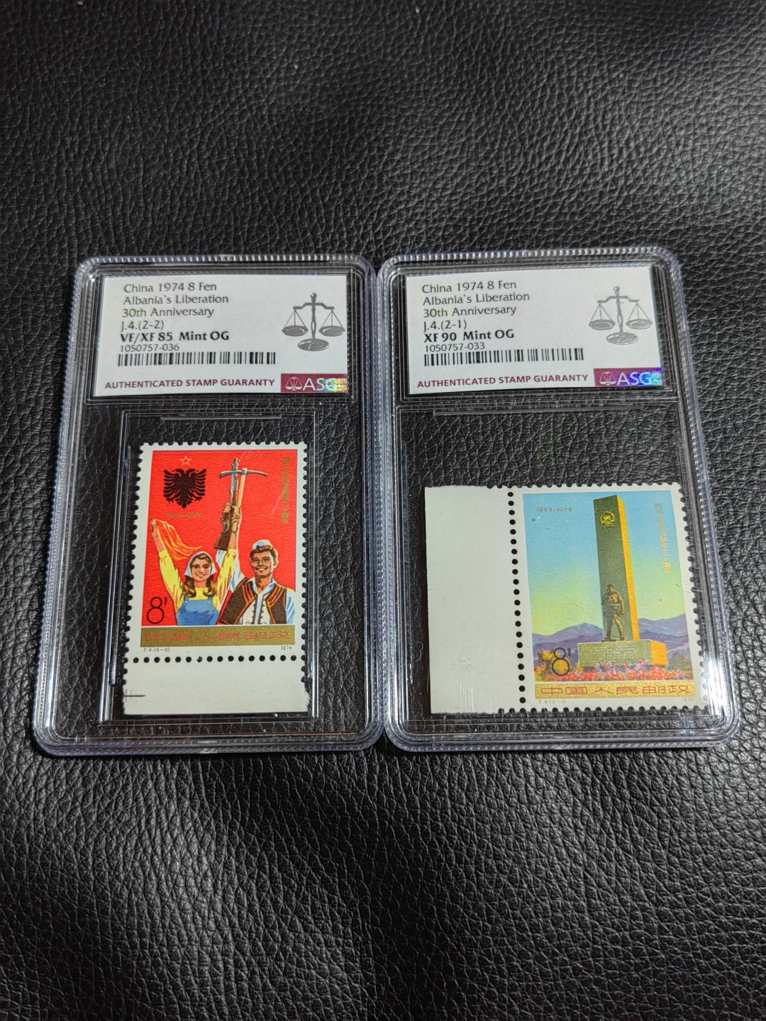 洪涛臻品批发群  精选邮票限时拍卖第二百三十二期 J4阿尔巴尼亚新全  ASG85/90混分一套 均OG 版撕绝中绝送评，最严格时期出分，74年发行JT早期经典票，喜欢不要错过