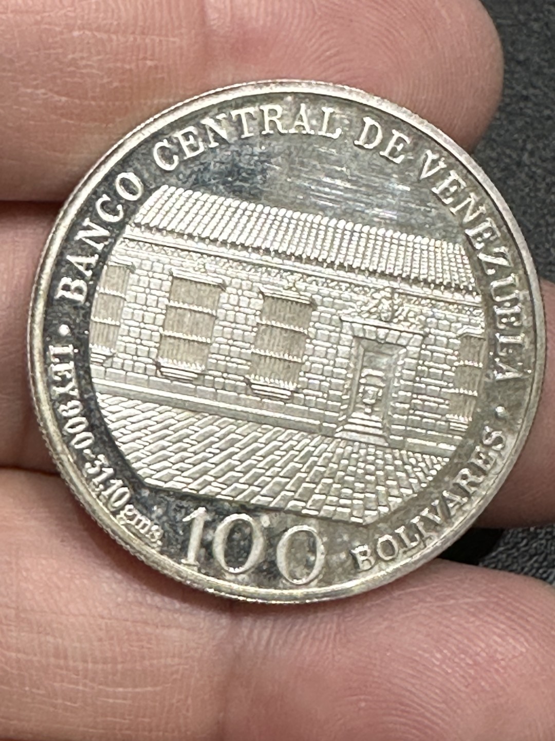 《外钞收藏家》第二百六十一期（连拍第一场） 183年墨西哥100玻利瓦尔 精制银币 好品