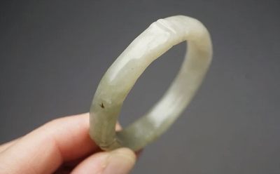 玉石翡翠玛瑙｜拍卖专场 和田玉 竹节圈 把件