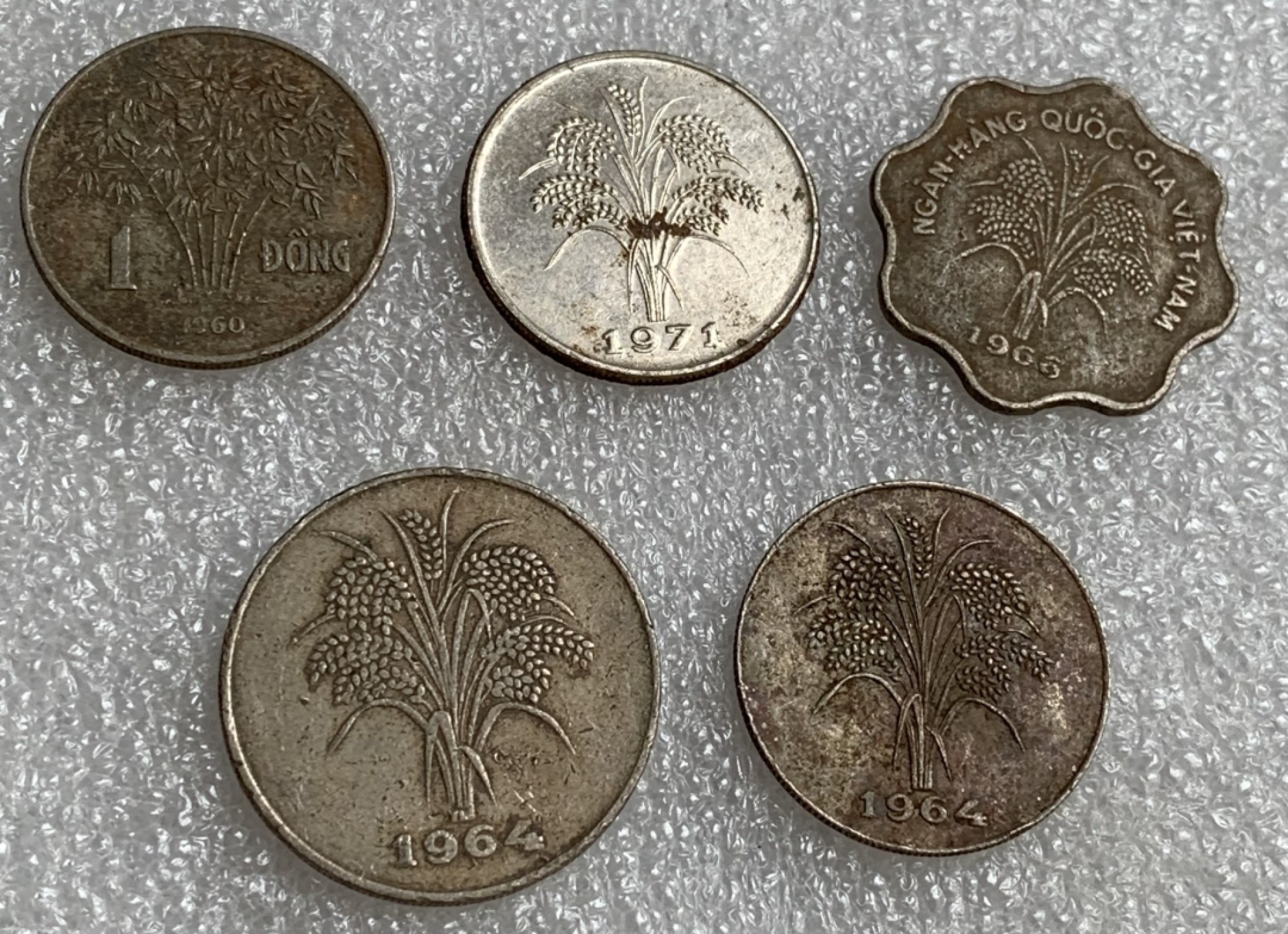 瓶子🏺第87期拍卖会 越南FAO币5枚