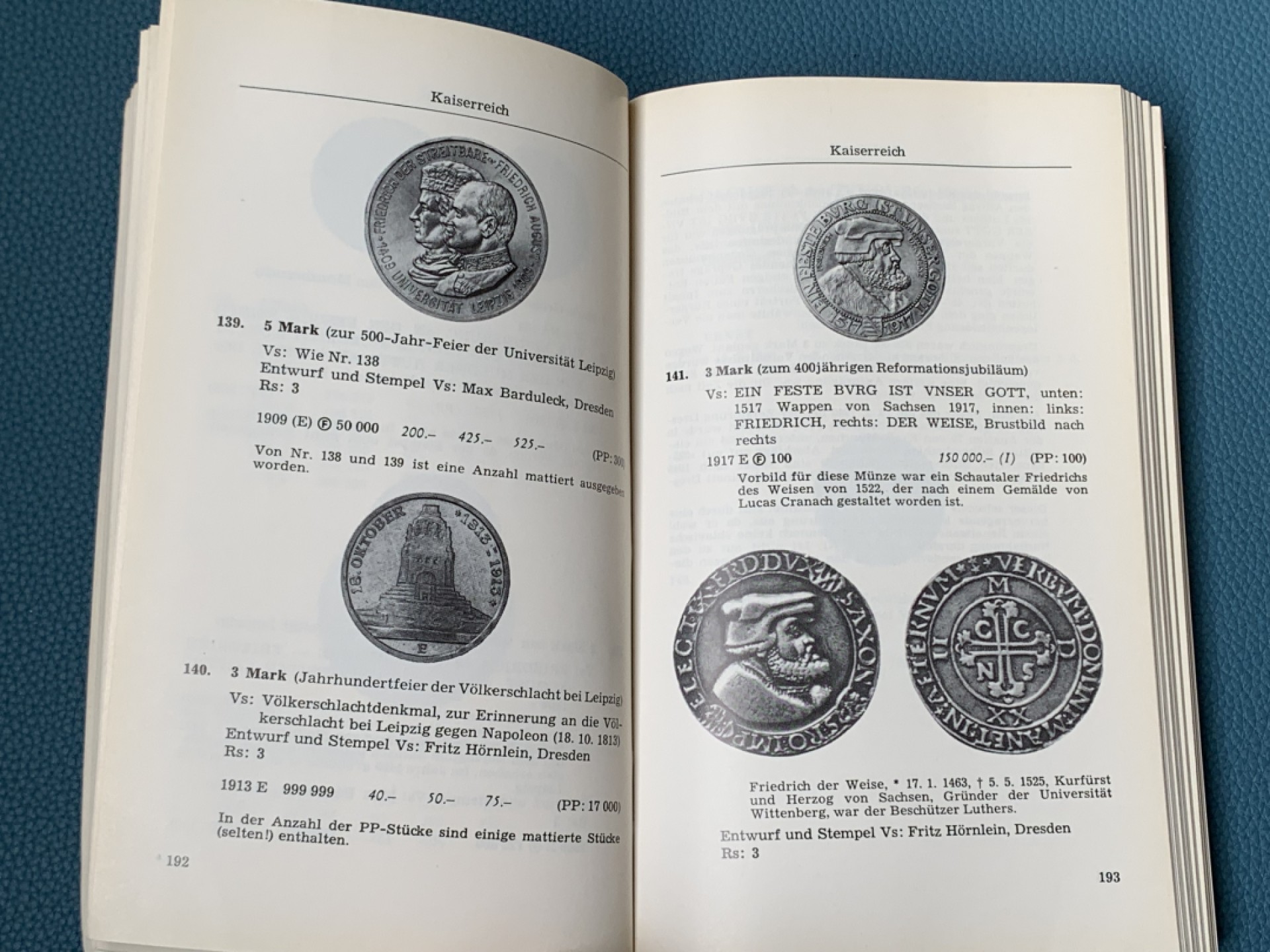 《竞宝斋》第154场-周日，周一，周四 3场 (全场包邮) 德国jaeger目录 1871年之后的德国银币 所有德国拍卖所拍卖的目录号 例如“J71” 均出自这本目录