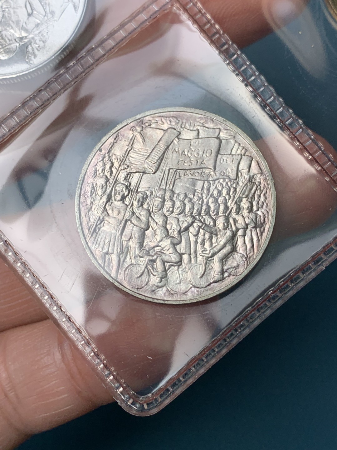 《竞宝斋》第154场-周日，周一，周四 3场 (全场包邮) 圣马力诺1978年 九枚套 其中最大一枚是500里拉银币