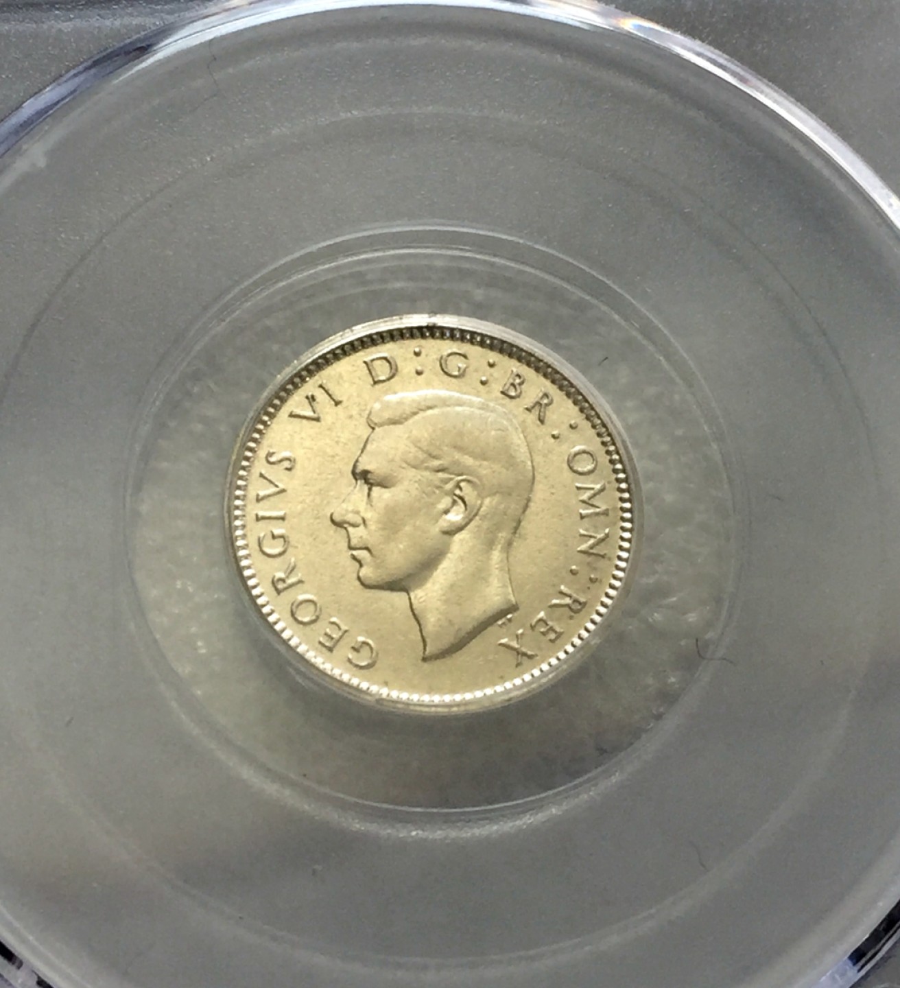 方圆集藏第三期专场 3803-公博64乔治六世3便士银币