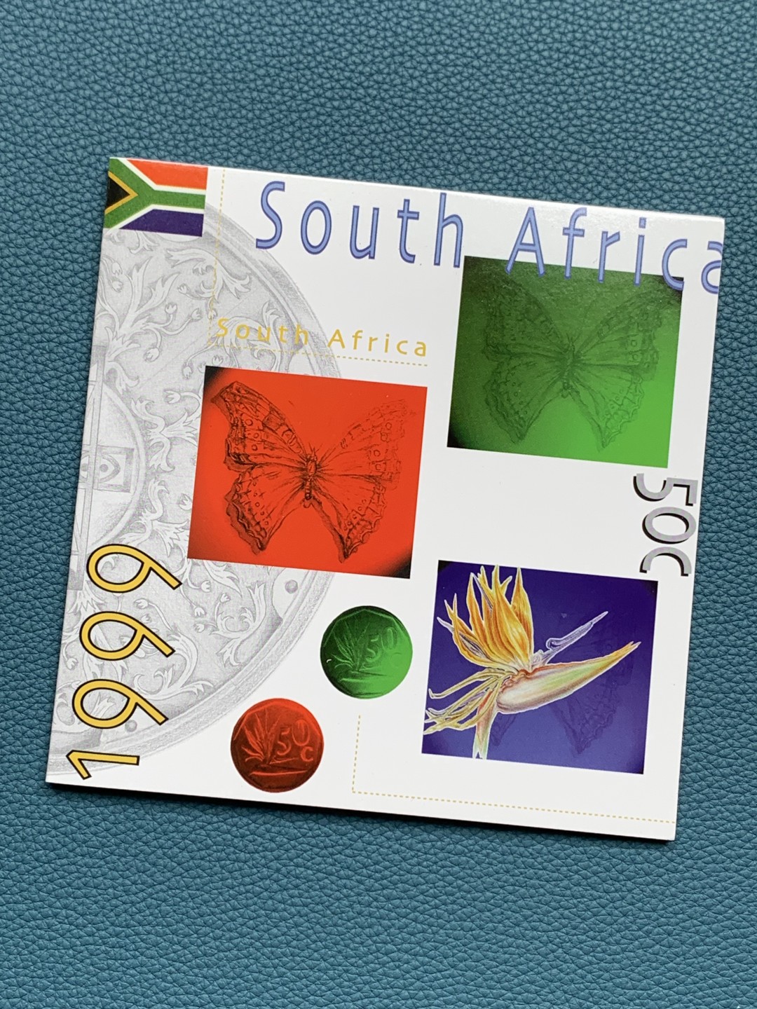 《竞宝斋》第154场-周日，周一，周四 3场 (全场包邮) 南非1999年 九枚套不同面值 BU品 珍稀动植物系列 非常少见的品种