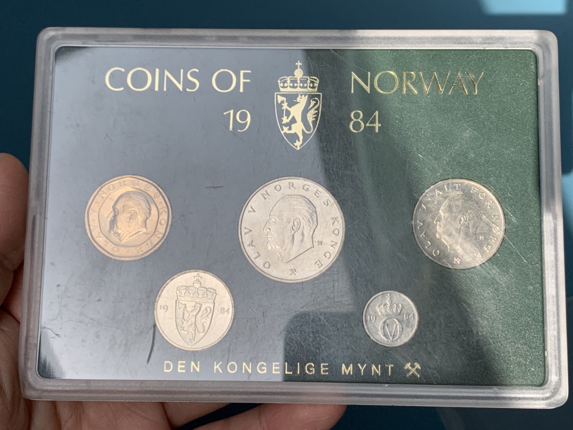 《竞宝斋》第154场-周日，周一，周四 3场 (全场包邮) 挪威1984年官方原装套币，BU品质