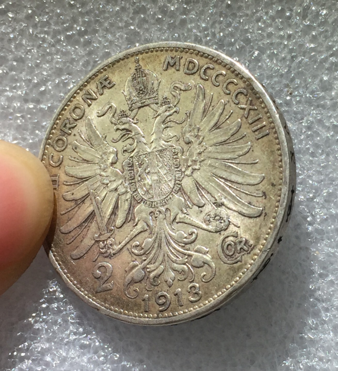 方圆集藏第三期专场 4841-奥地利1913年弗朗茨2克朗银币