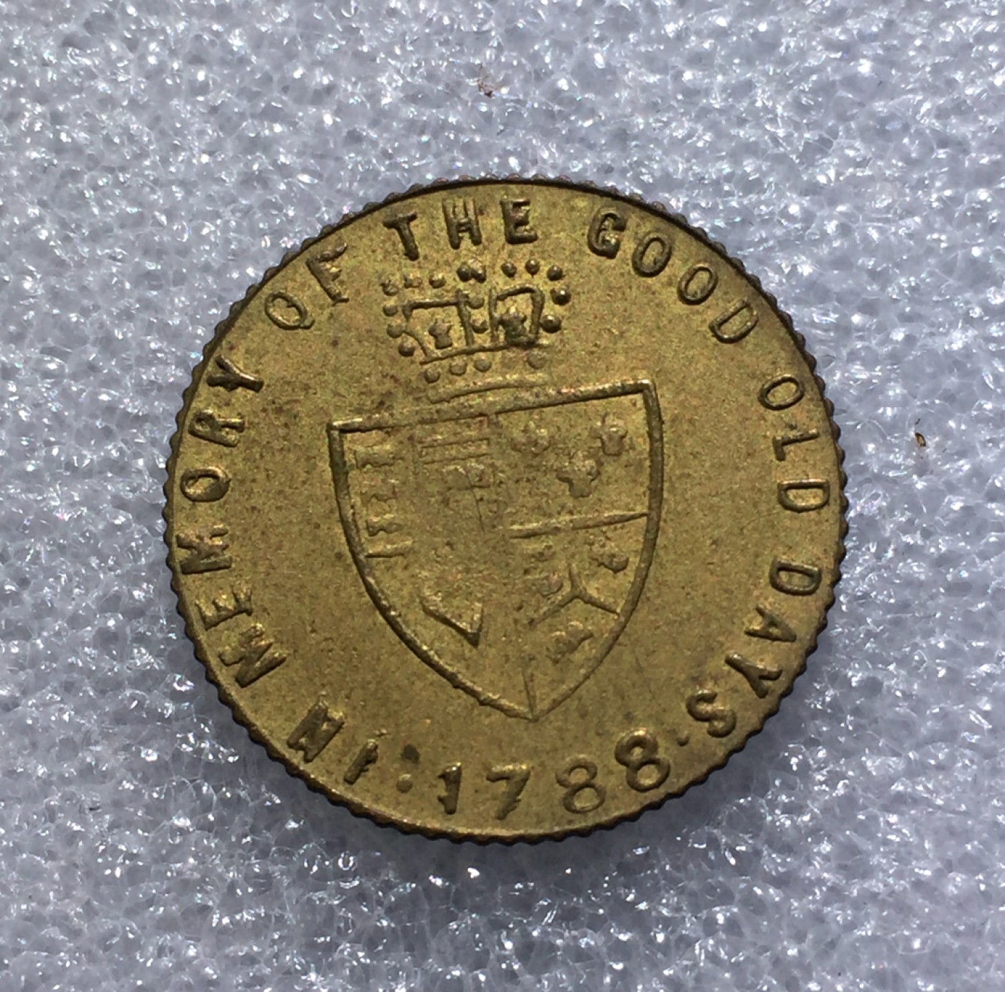 方圆集藏第三期专场 7554-英国19世纪乔治三世1/2基尼型代用币TOKEN