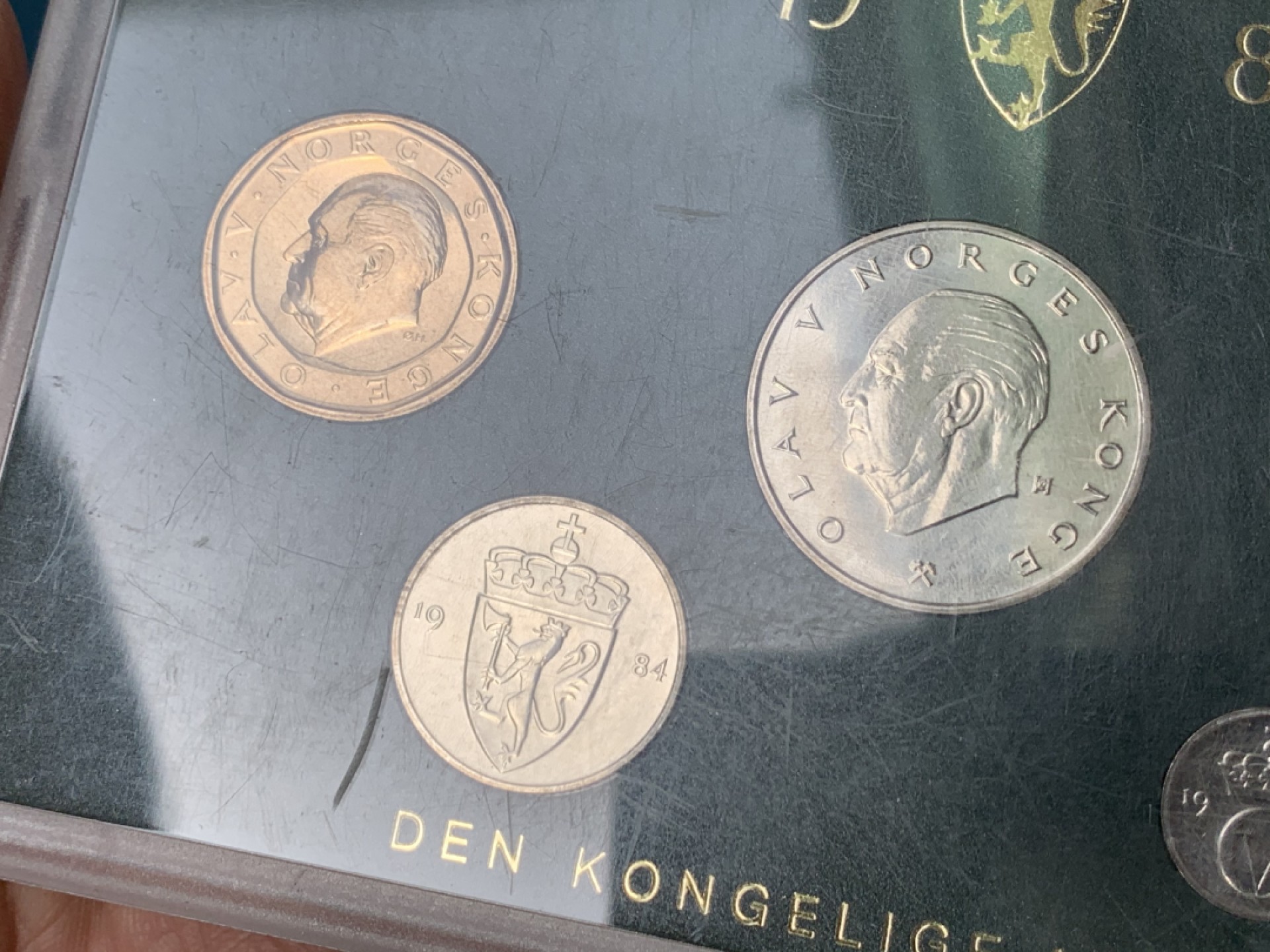 《竞宝斋》第154场-周日，周一，周四 3场 (全场包邮) 挪威1984年官方原装套币，BU品质