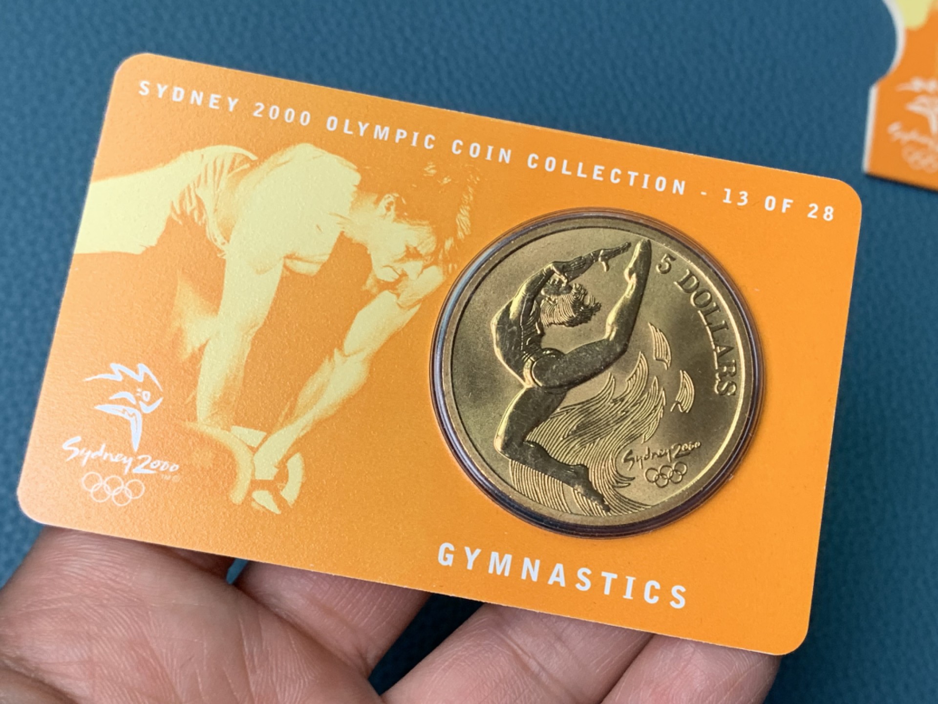 《竞宝斋》第154场-周日，周一，周四 3场 (全场包邮) 澳大利亚2000年 悉尼奥运5元 大铜币 造币厂原装