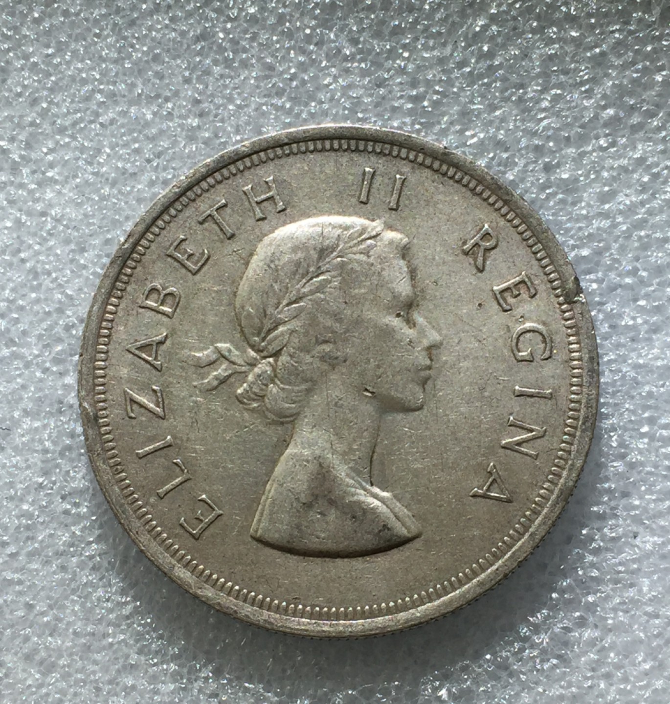 方圆集藏第三期专场 11222-南非1953年5先令克朗银币