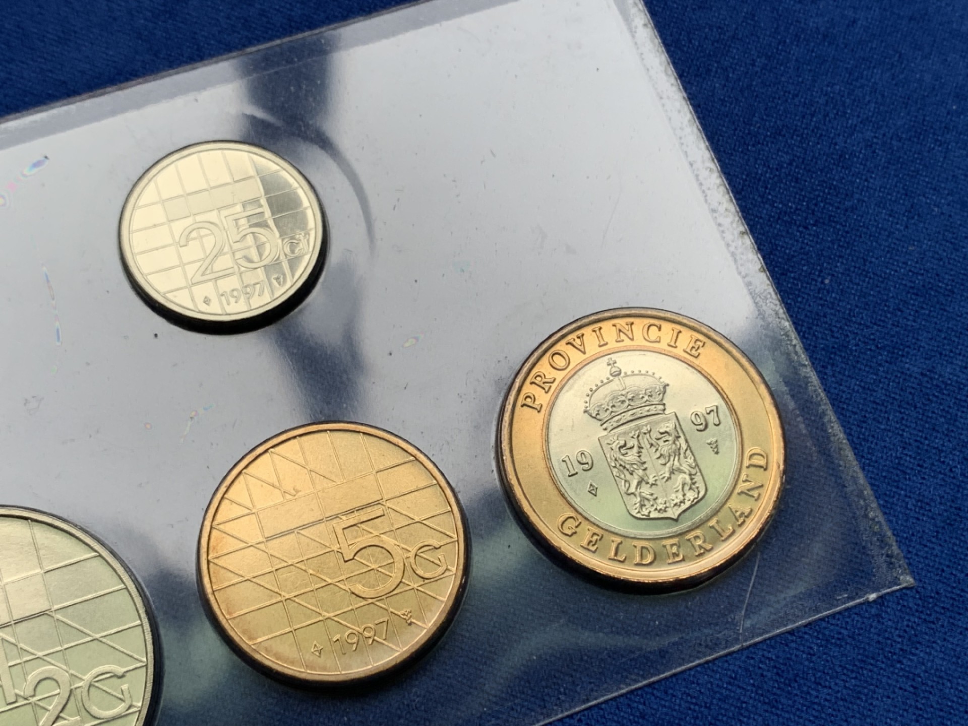 《竞宝斋》第154场-周日，周一，周四 3场 (全场包邮) 荷兰1997年 封装7枚套不同面值