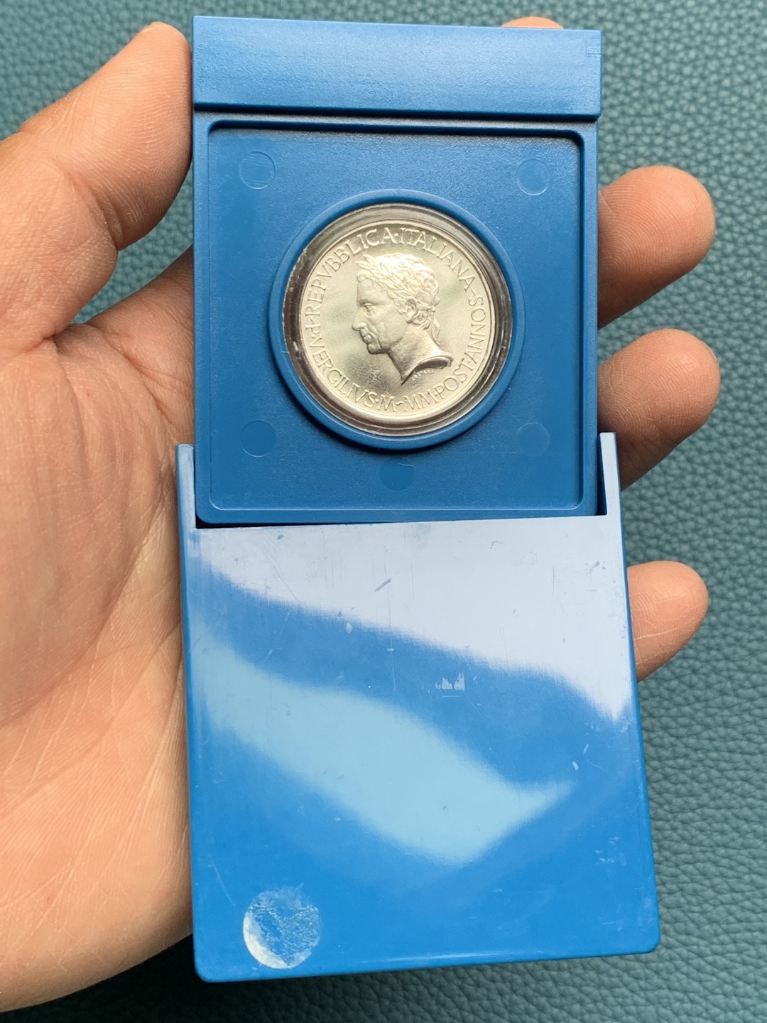 《竞宝斋》第154场-周日，周一，周四 3场 (全场包邮) 意大利1981年 500里拉 维吉尔逝世纪念 500里拉银币