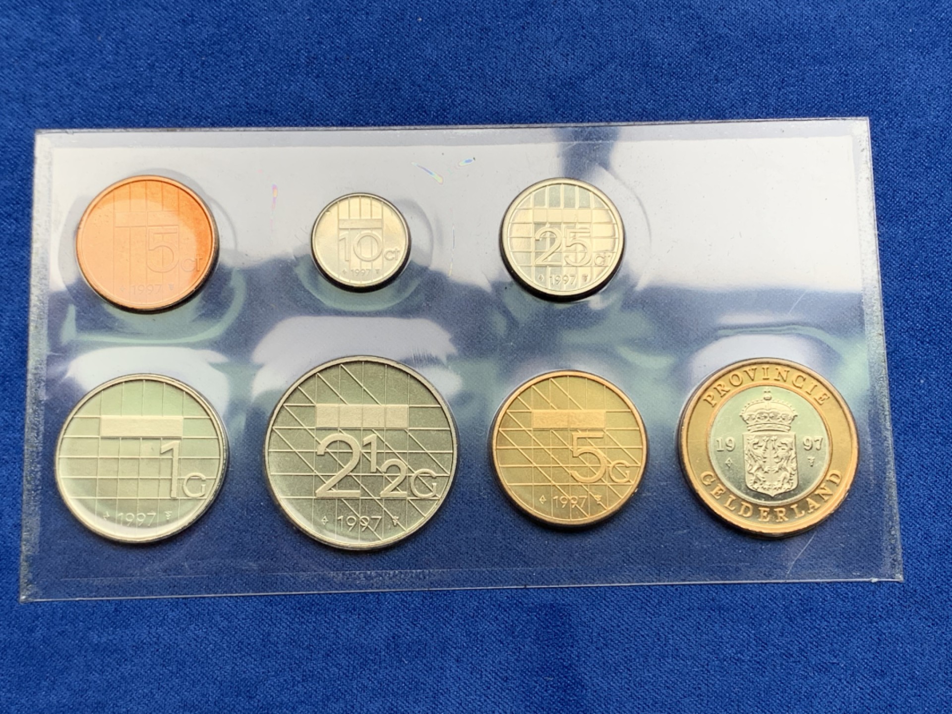 《竞宝斋》第154场-周日，周一，周四 3场 (全场包邮) 荷兰1997年 封装7枚套不同面值