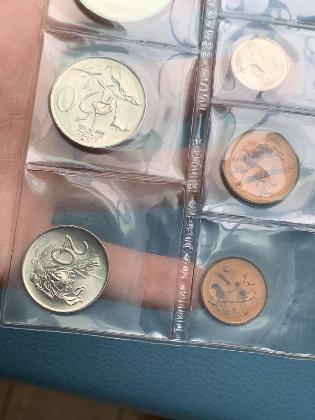 《竞宝斋》第154场-周日，周一，周四 3场 (全场包邮) 南非1968年 七枚套不同面值 其中最大的小鹿1兰特是银币 少见