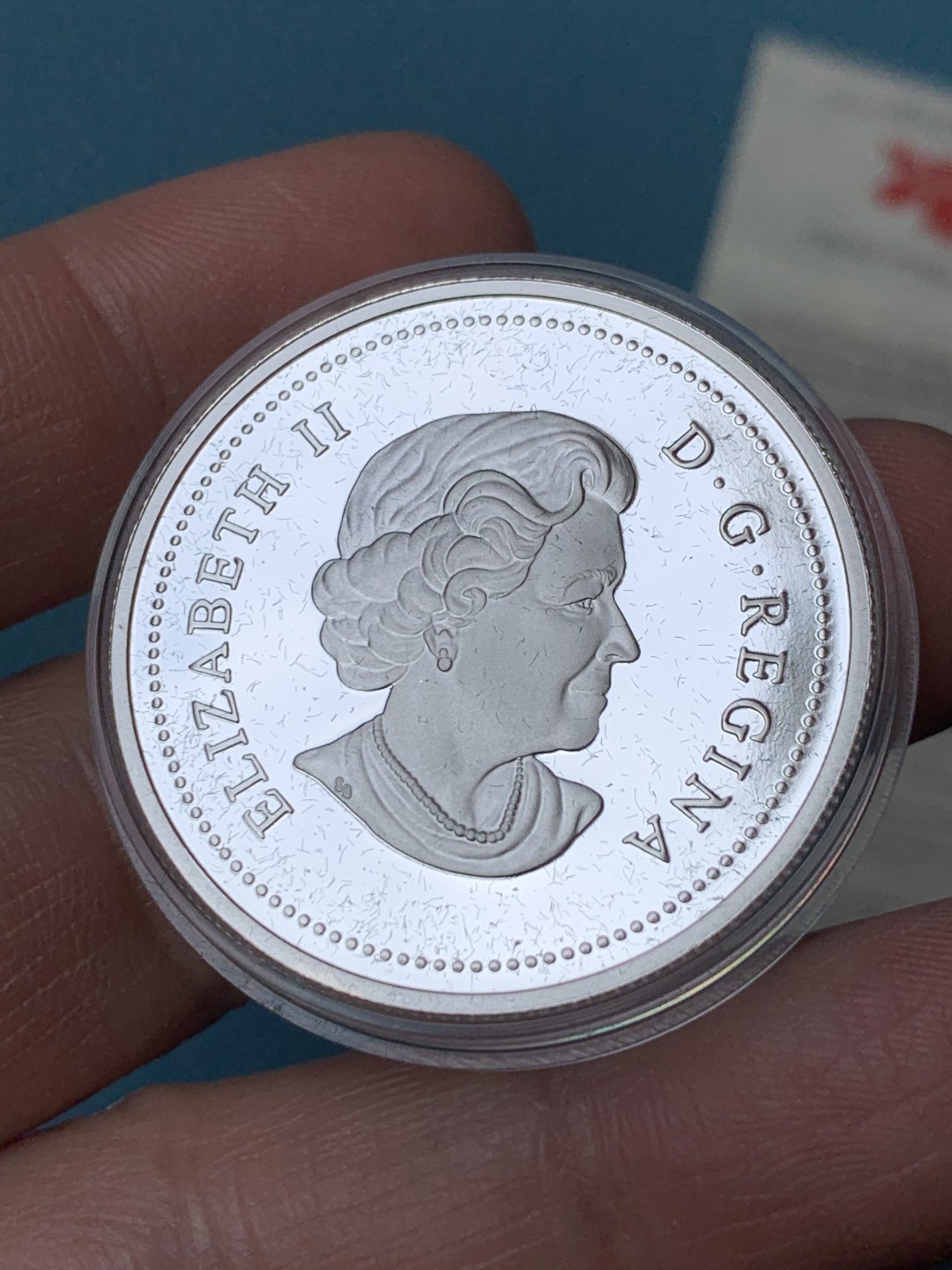 《竞宝斋》第154场-周日，周一，周四 3场 (全场包邮) 原盒证书 加拿大2002年 大帆船1元 精制大银币 纯银 25.175克