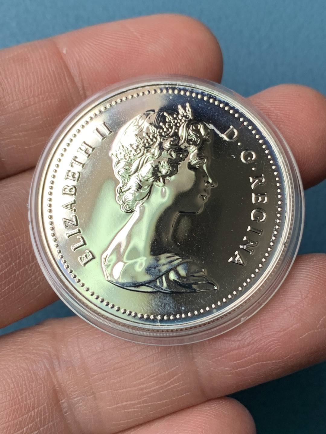 《竞宝斋》第154场-周日，周一，周四 3场 (全场包邮) 加拿大1980年 北极熊1元精制大银币