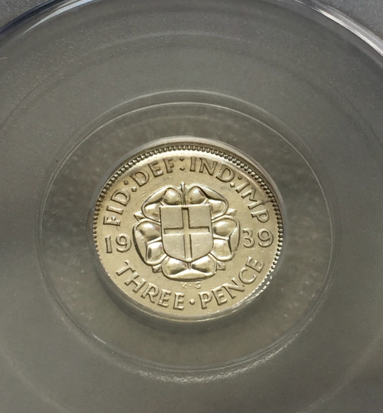 方圆集藏第三期专场 3803-公博64乔治六世3便士银币