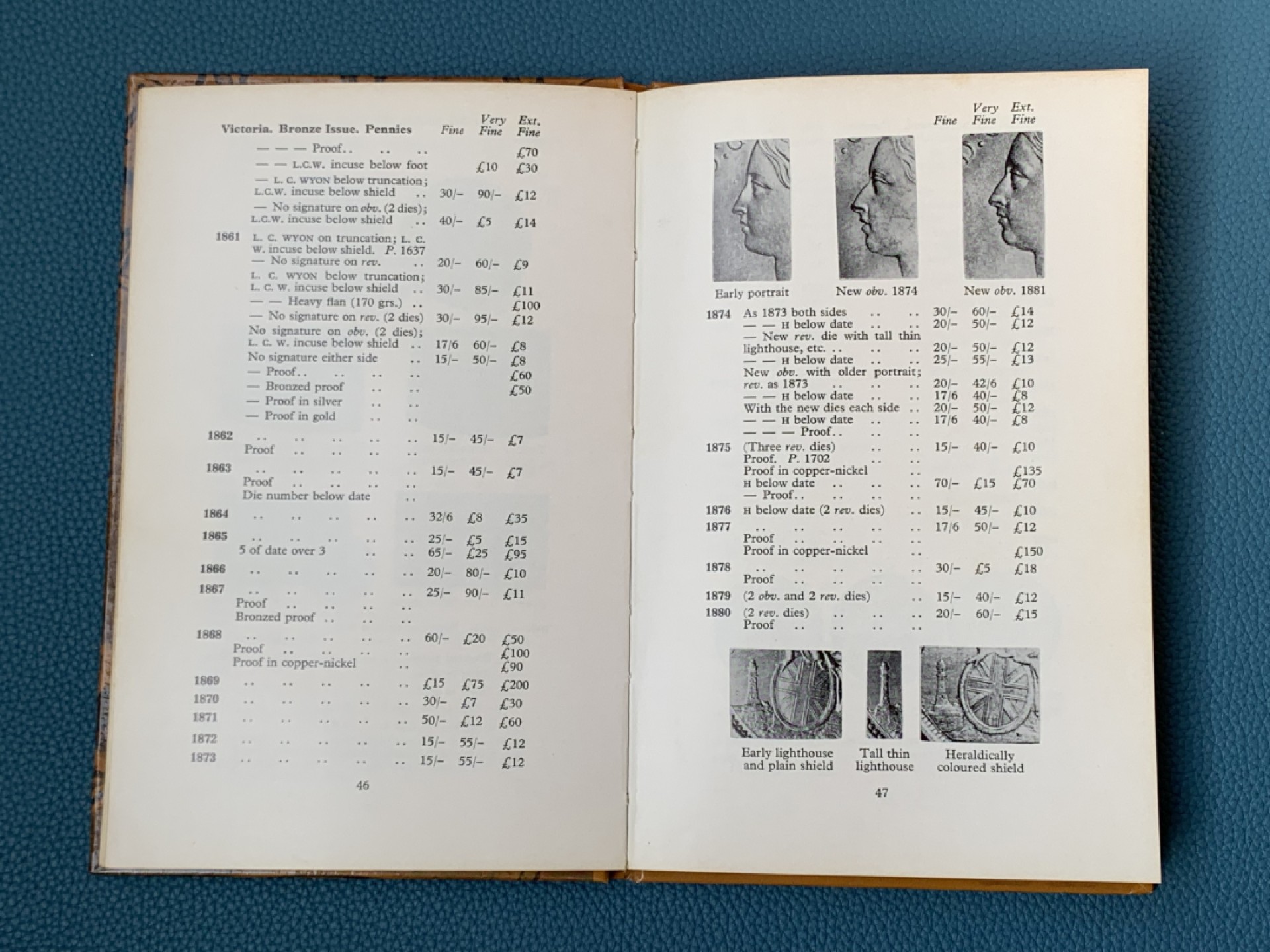 《竞宝斋》第154场-周日，周一，周四 3场 (全场包邮) 英国Seaby英国铜币目录，1968年版，Spink目录前身，全新品相，文献级古董目录，本身即收藏品