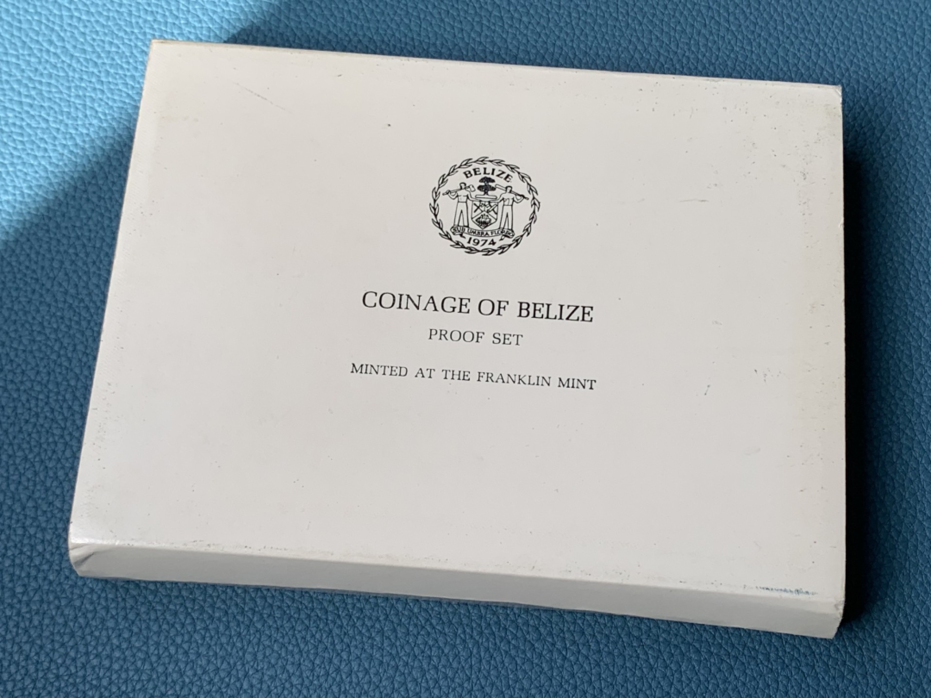 《竞宝斋》第154场-周日，周一，周四 3场 (全场包邮) 伯利兹1974年 八枚套精制币 其中六枚都是银币