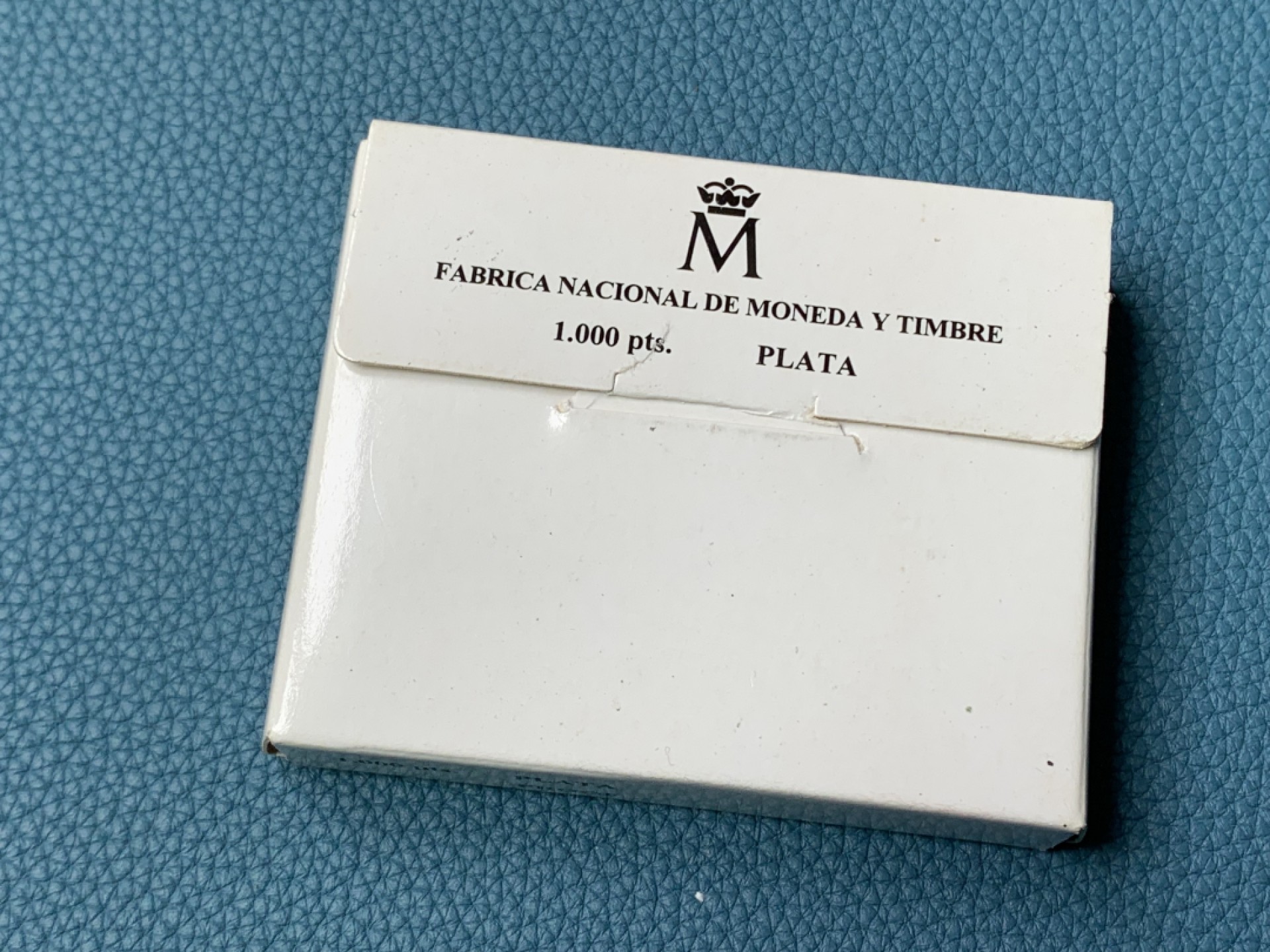 《竞宝斋》第154场-周日，周一，周四 3场 (全场包邮) 西班牙1998年 宪法1000比塞塔精制银币