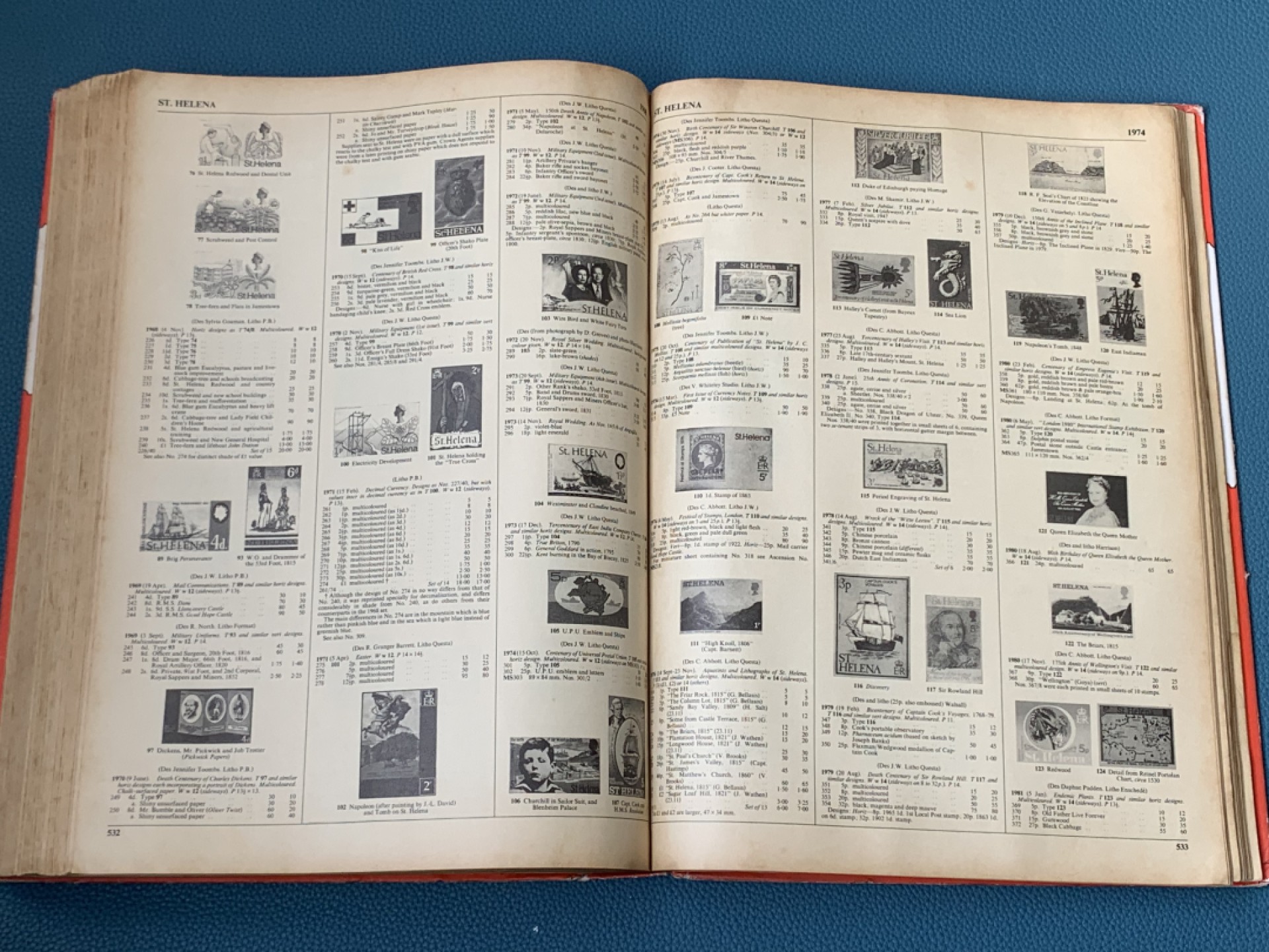《竞宝斋》第154场-周日，周一，周四 3场 (全场包邮) 早期英国邮票目录大全 1983年 715页 16开