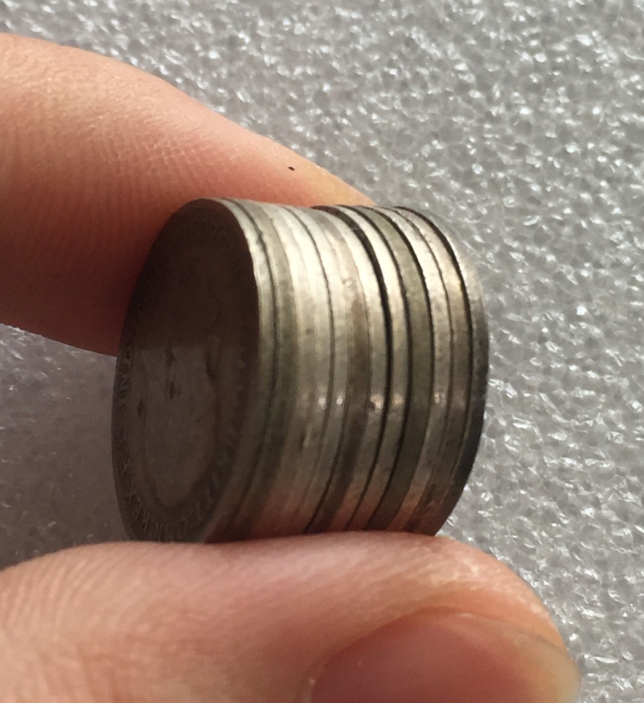 方圆集藏第三期专场 11229-英国1911-1922年12年连号乔五3便士银币