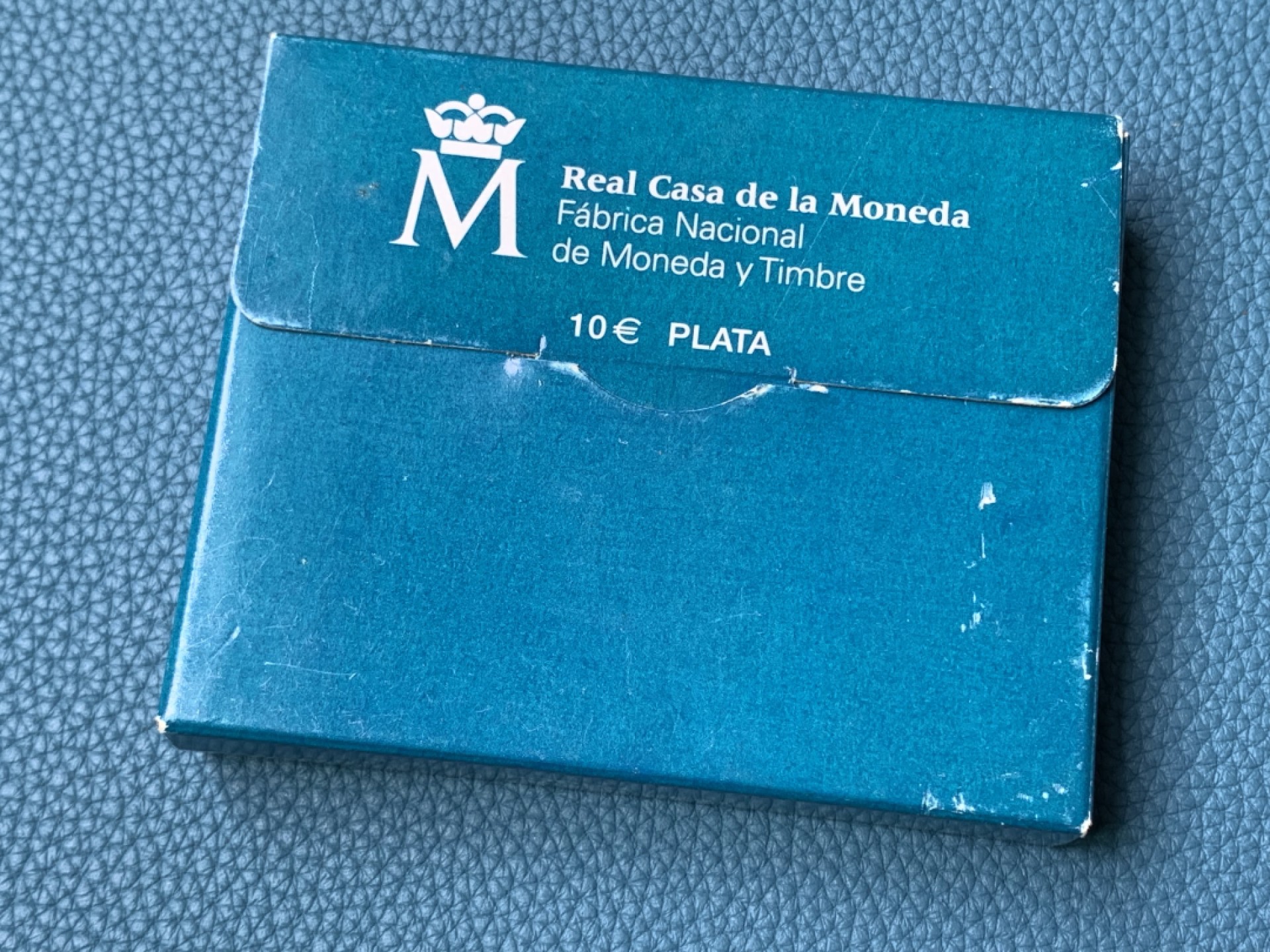 《竞宝斋》第154场-周日，周一，周四 3场 (全场包邮) 西班牙2003年 骑牛10欧元 精制大银币 27克 925银 少见系列