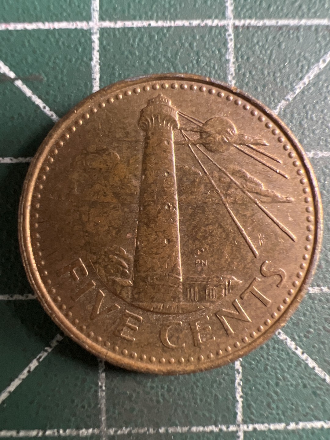 泡泡堂第281期  世界硬币 （无押金，捡漏，全场20包邮，偏远地区除外，接收代拍业务） 巴巴多斯五分