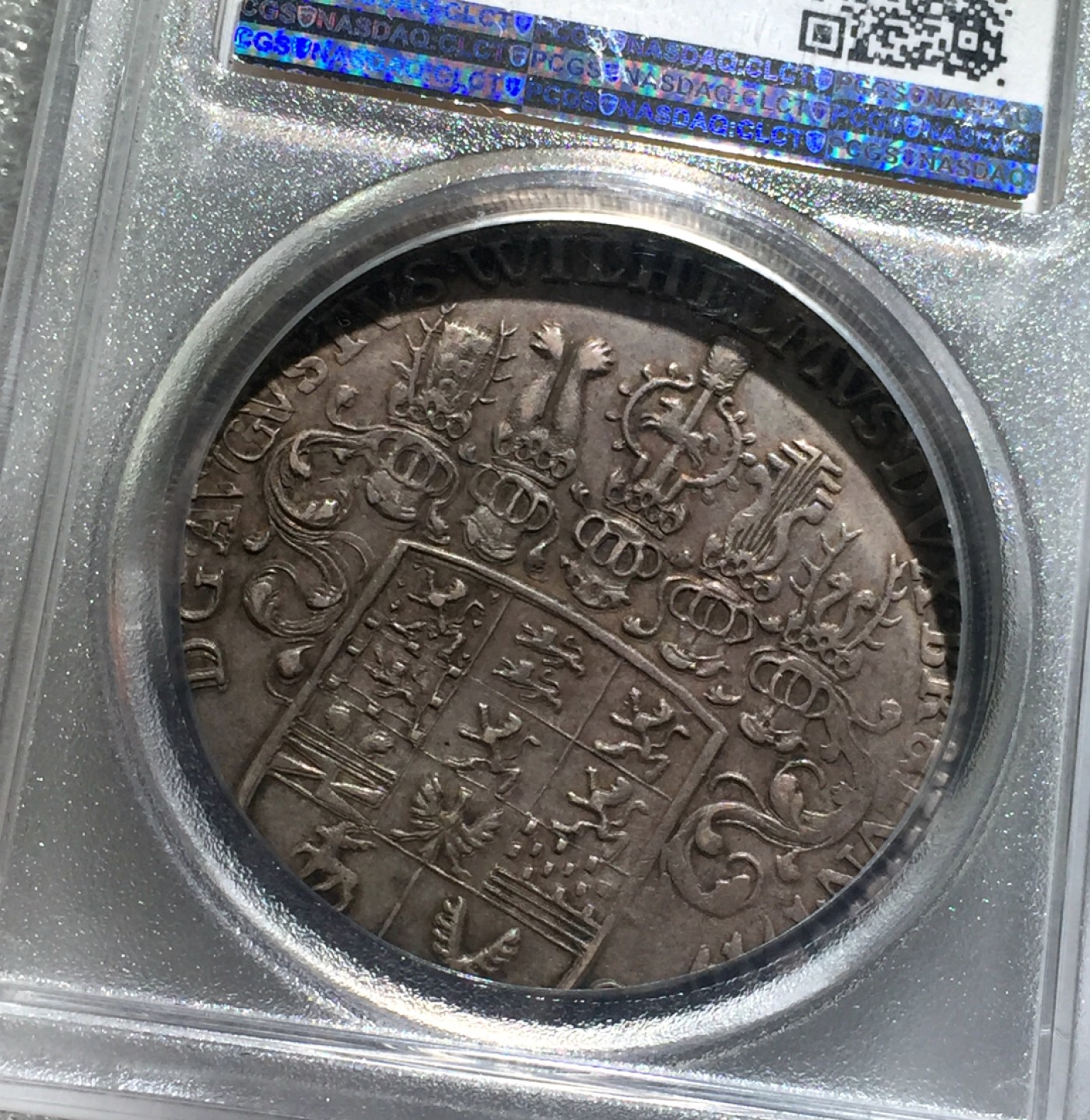 方圆集藏第三期专场 11241-PCGS50分 德国1719年 布伦瑞克 野人泰勒大银币