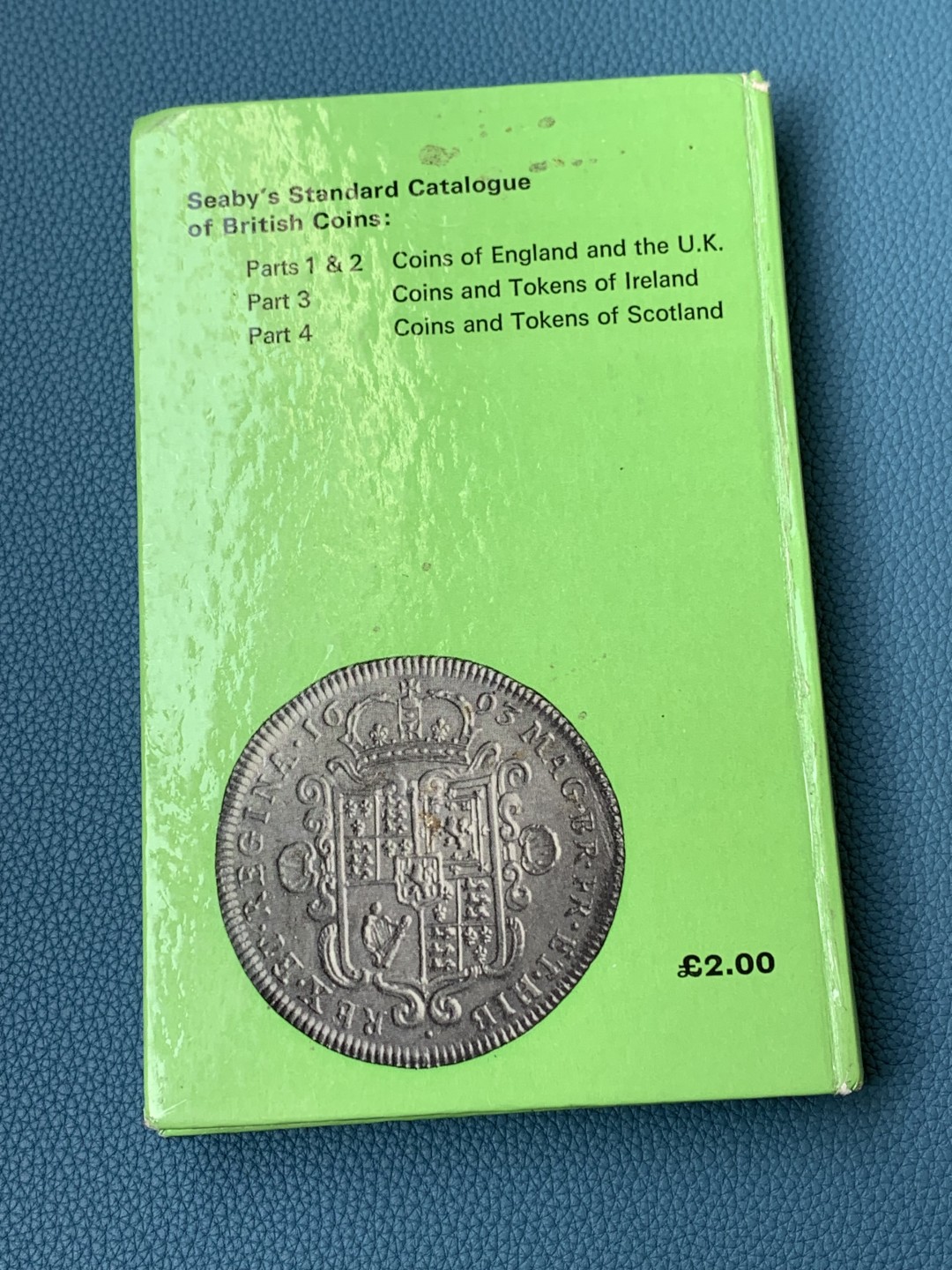 《竞宝斋》第154场-周日，周一，周四 3场 (全场包邮) 英国Seaby《英格兰钱币》，1974年版，Spink目录前身，全新品相，文献级古董目录，本身即收藏品