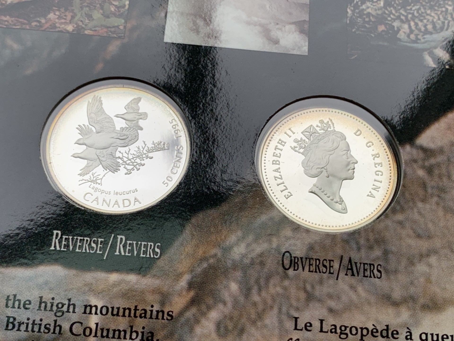 《竞宝斋》第154场-周日，周一，周四 3场 (全场包邮) 加拿大1995年 珍惜动物系列 四枚套精制银币 50分 非常稀少 成套更少见